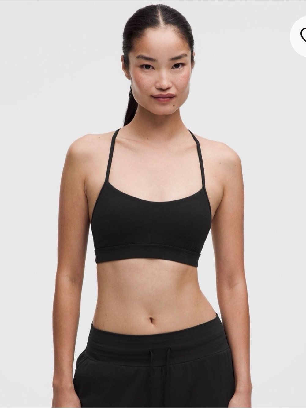 Lululemon Flow Y Bra Nulu Light Support Size 8